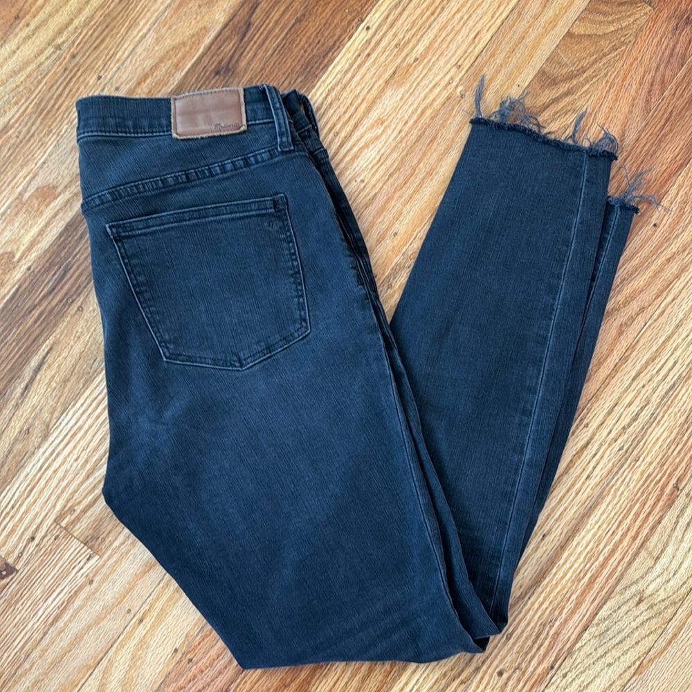 Madewell 9” High Rise Skinny - Ripped Edition